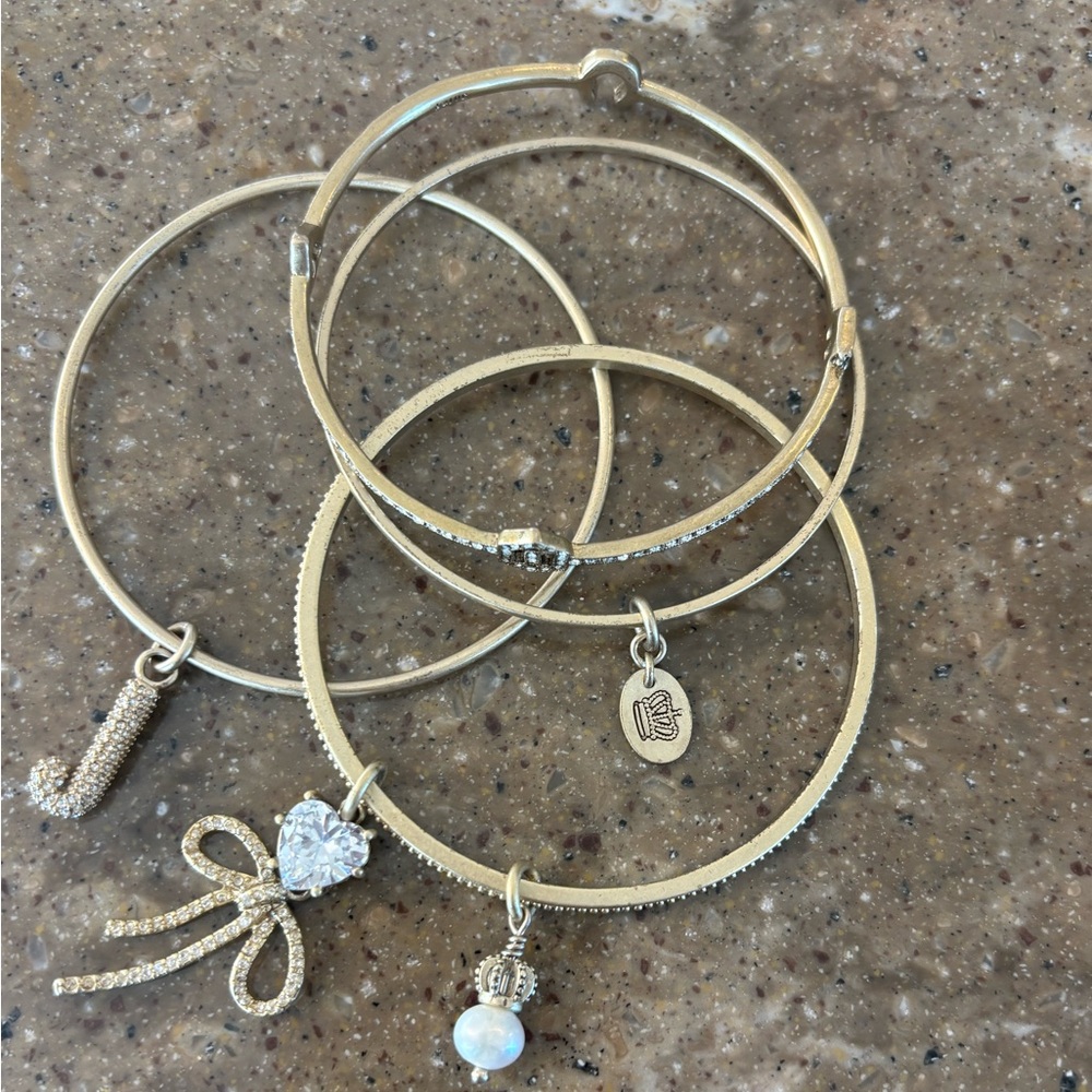 Vintage Juicy Couture Bracelets Set of 4 Bangles